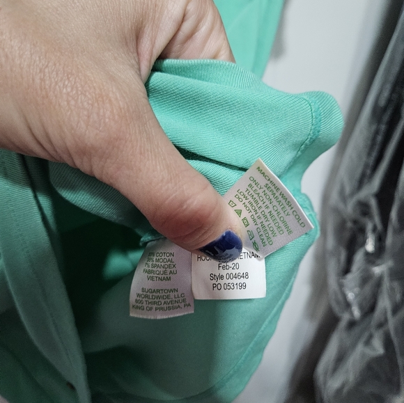 Lilly Pulitzer green scoop neck tee shirt small - Picture 5 of 6